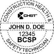 Construction Health & Safety Technician Seal