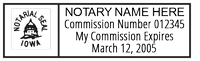 Order your Iowa Notary Supplies Today and Save. Fast Shipping