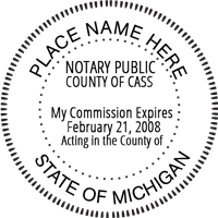 Order your Michigan Notary Supplies Today and Save. Fast Shipping