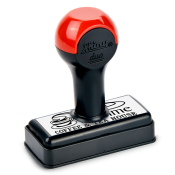 The small but versatile M1540 Duo rubber stamp makes it easy to stamp things like addresses, signature, or small sayings. Up to 3 lines of custom text.