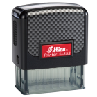 Customize this 3/4" x 1 7/8" self-inking rubber stamp to your liking. Perfect for small address stamps!