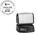 BCSP-CHST-HDR40 - Shiny Pre Inked Stamp EA-535