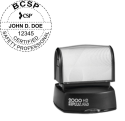 BCSP-CIT-HD-R40 - Shiny Pre Inked Stamp EA-535