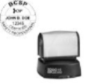 BCSP-CSP-HDR40 - Shiny Pre Inked Stamp EA-535