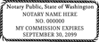 Order your Washington Notary Supplies Today and Save. Fast Shipping