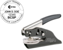 BCSP-STSC-HHEMBOSS - Handheld Embosser with hard travel case