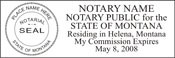 Order your Montana Notary Supplies Today. Fast Shipping