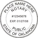 OK-NOT-RND - Oklahoma Notary Stamp
Round
Self-Inking