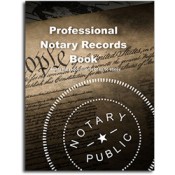 Keep records of your Notary Transactions in our Professional Notary Records Book. Fast Shipping
